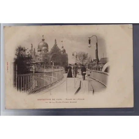 Carte postale 75 - Paris - Exposition de 1900 - Palais de l' Italie vu de la Plate-forme mo Acheter Direct