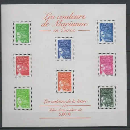 Livraison Express France - Blocs et feuillets - 2002 - No BF 45