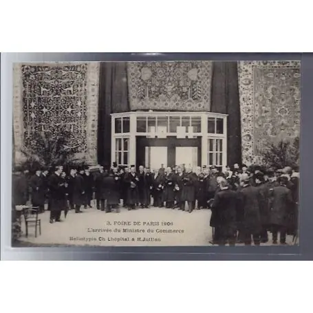 Offre Spéciale Carte postale 75 - Paris - Foire de Paris 1906 - l'arrivee du Ministre du Commerce - Non vo