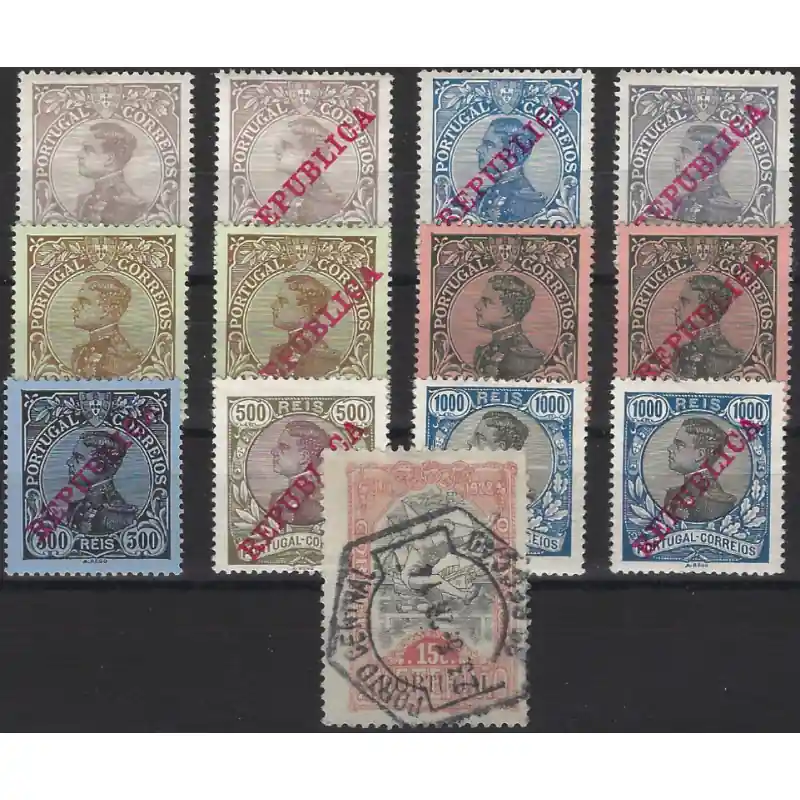 Portugal sélection de timbres semi moderne neufs* et oblitéré. Expédié Aujourd’hui