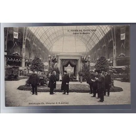 Prix Cassé Carte postale 75 - Paris - Foire de Paris 1906 dans le jardin - Non voyage - Dos divise