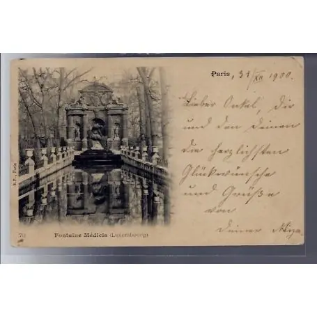 Populaire Carte postale 75 - Paris - Fontaine Medicis - Voyage - Dos non divise