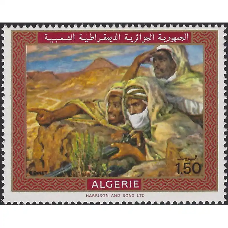 Les veilleurs par Dinet, Algérie timbre N°504 neuf**. Nouvel Arrivage