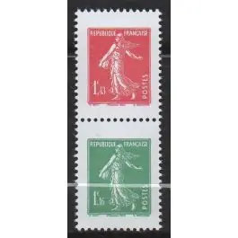 Timbre de collection France - 5607 Paire Verticale - 100 ans de la Semeuse Produit De Marque
