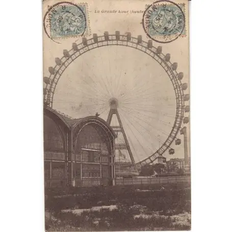 Livraison Gratuite Carte postale 75 - Paris - La grande roue en 1905