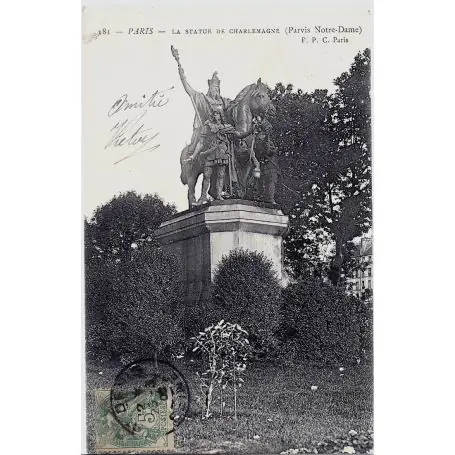 Nouveauté Carte postale 75 - Paris - La statue de Charlemagne