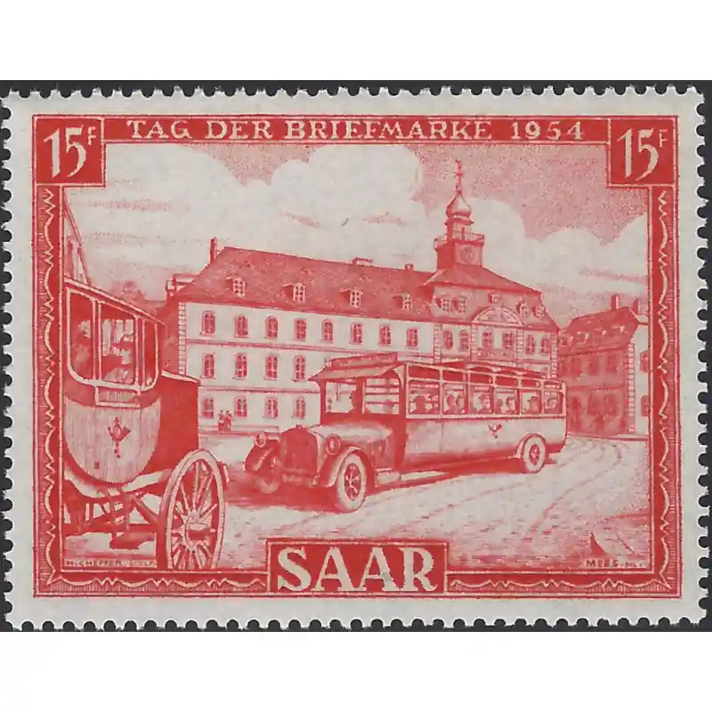 Usine Directe Sarre Journée du timbre N°329 neuf**.