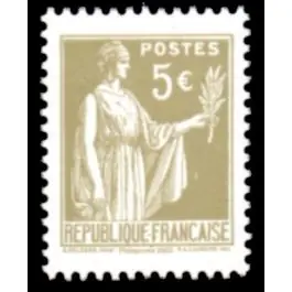 Timbre de collection France - 5634 Timbre à 5€ issu Bloc Paix de Laurens - Salon d'automne Paris 2022 - Hors Abonnement Expédition Rapide