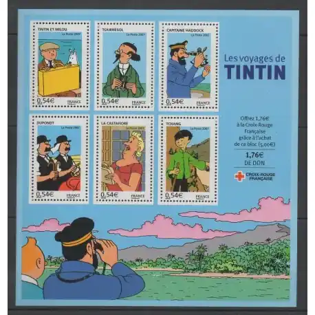 Meilleure Qualité France - Blocs et feuillets - 2007 - No BF 109 - Dessins Animés - BD