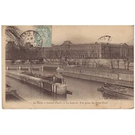 Acheter En Ligne Carte postale 75 - Paris - Le Louvre - Vue prise du Pont-Neuf