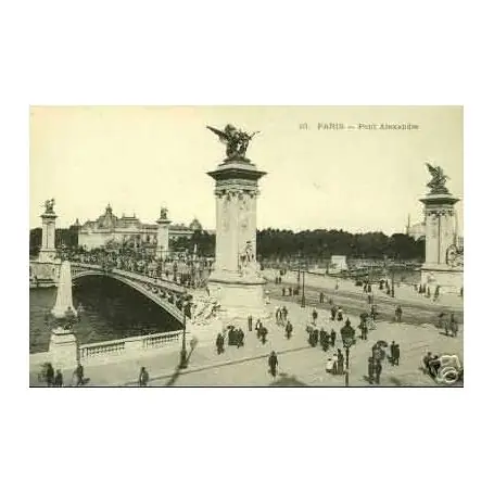 Nouveauté Carte postale 75 - PARIS - LE PONT ALEXANDRE
