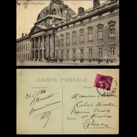 Carte postale 75 - Paris - L'ecole Militaire Commander Maintenant
