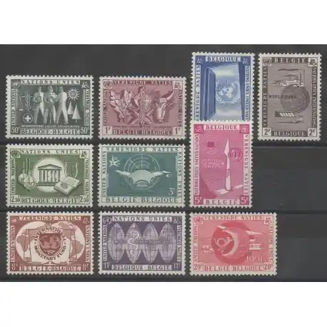Belgique - 1958 - No 1053/1062 - Exposition Affaire À Saisir