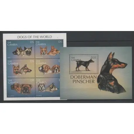 Gambie - 1997 - No 2531/2536 - BF 367 - Chiens Must-Have