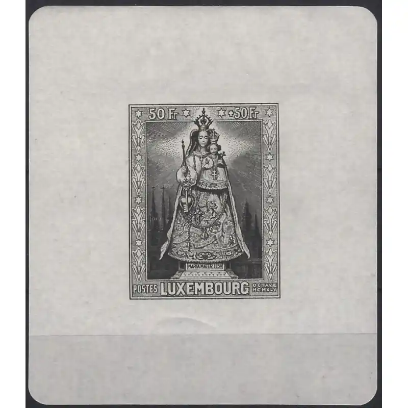 Bloc-feuillet de timbre de Luxembourg N°3 neuf**. Prix Réduit