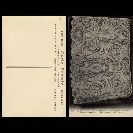 Acheter En Ligne Carte postale 75 - Paris - Musee de Cluny - Dentelles - Aube - Point de France