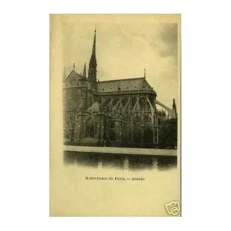 Carte postale 75 - PARIS - NOTRE-DAME - ABSIDE Livraison Express