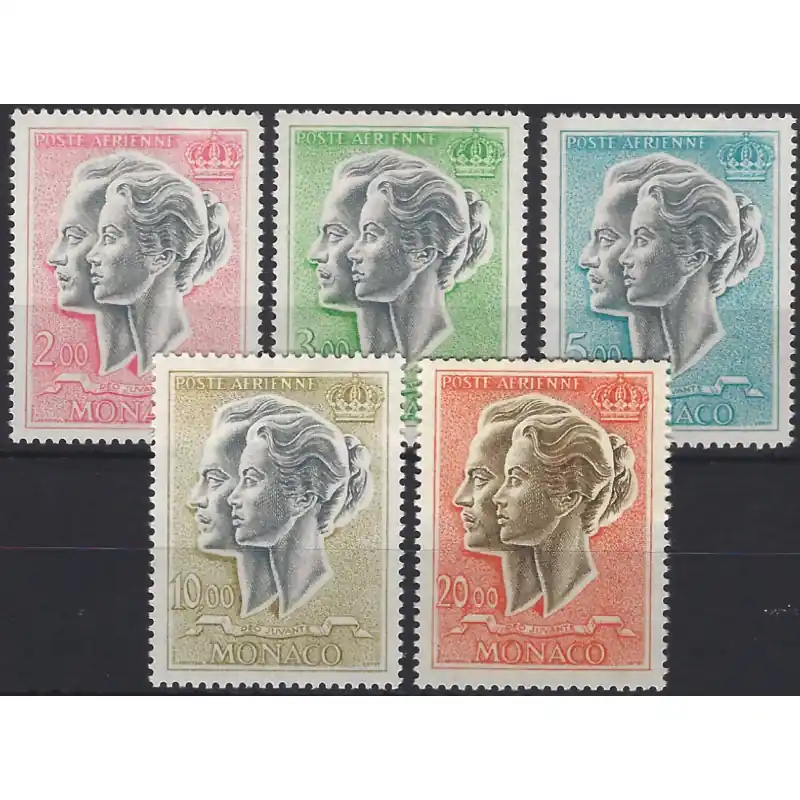 Top Vente Monaco timbres poste aérienne N°87-90A série neuf**.