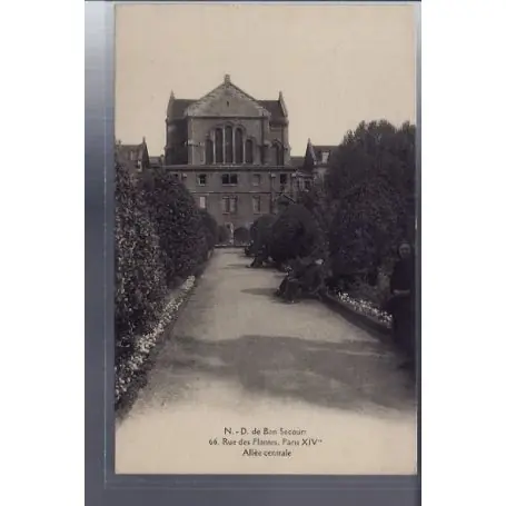 Petit Prix Carte postale 75 - Paris - Notre-Dame de Bon Secours - 66 rue des Plantes Paris XIVe - alle