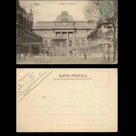 Retour Gratuit Carte postale 75 - Paris - Palais de Justice