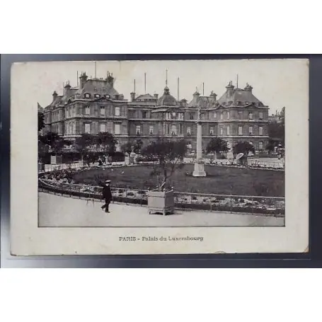 Carte postale 75 - Paris - Palais du Luxembourg - Voyage - Dos divise Haute Qualité