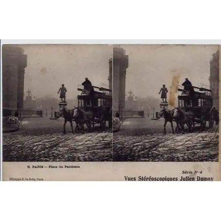 Remise Carte postale 75 - Paris - Place du Pantheon - Non voyage - Dos divise