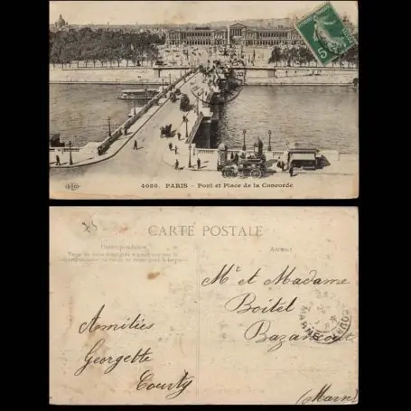 Commander Vite Carte postale 75 - Paris - Pont et place de la concorde