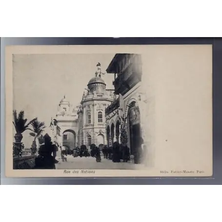 Prix Bas Carte postale 75 - Paris - rue des Nations - Non voyage - Dos non divise
