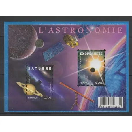 Certifié France - Blocs et feuillets - 2009 - No F 4353 - Astronomie