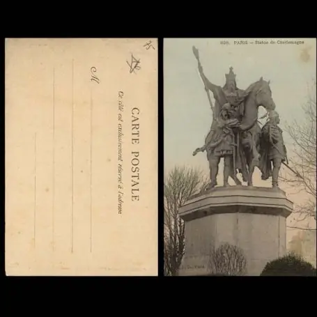 Carte postale 75 - Paris - Statue Charlemagne Offre Exclusive