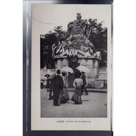 Jusqu’à Épuisement Des Stocks Carte postale 75 - Paris - Statue de Strasbourg - Non voyage - Dos divise