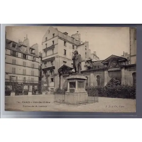 Populaire Carte postale 75 - Paris - Val-de-Grace - Statue de A.Larrey - Non voyage - Dos non divise