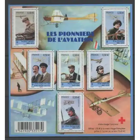 Jusqu’à Épuisement Des Stocks France - Blocs et feuillets - 2010 - No F 4504 - Avions