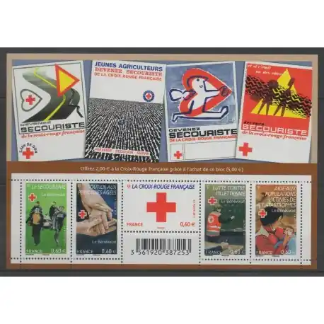 Nouveauté France - Blocs et feuillets - 2011 - No F 4621 - Santé ou Croix-Rouge