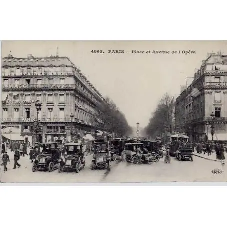 Produit De Marque Carte postale 75 - Place & Avenue de l'Opera
