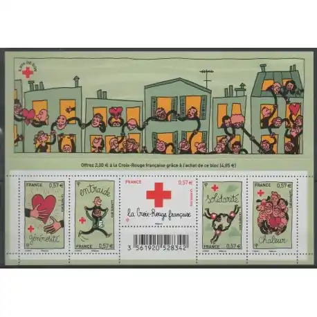 Produit De Marque France - Blocs et feuillets - 2012 - No F 4699 - Santé ou Croix-Rouge