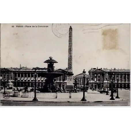 Carte postale 75 - Place de la Concorde Dernier Modèle