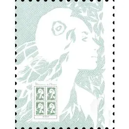 Timbre de collection France - 5749A Affiche Marianne de l'Avenir 4x7€ - Hors Abonnement Commander Vite