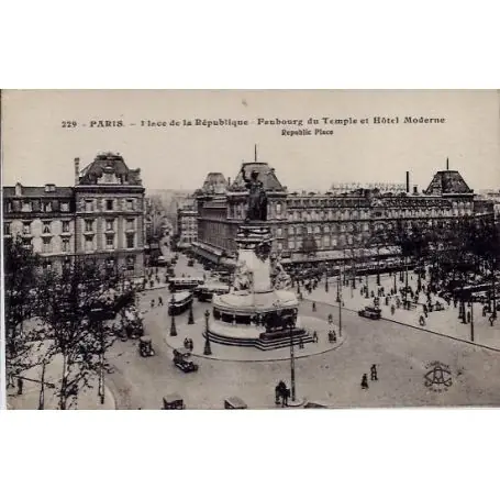 Carte postale 75 - Place de la Republique Must-Have