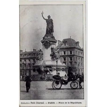 Carte postale 75 - Place de la Republique Top Qualité
