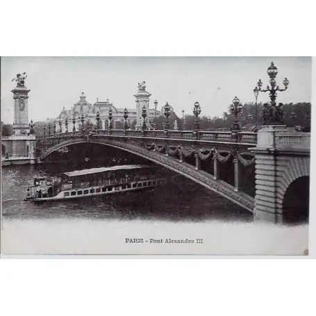 Carte postale 75 - Pont Alexandre III Meilleure Qualité