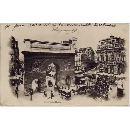 Prix Cassé Carte postale 75 - Porte Saint-Martin