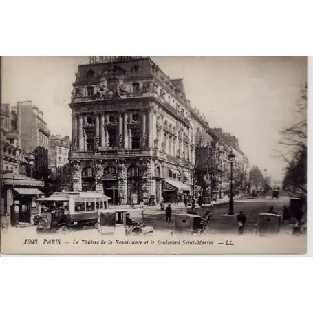 Carte postale 75 - Theatre de la Renaissance - Bd Saint-Martin Usine Directe