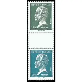 Timbre de collection France - 5781 et 5782 Paire issue du Carnet "100 ans de la machine a affranchir - Pasteur" Petit Prix