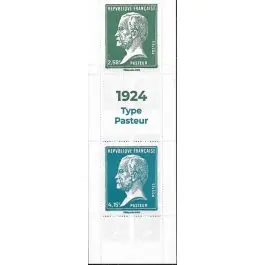 Timbre de collection France - 5783 et 5784 Couverture Carnet 100 ans de la machine a affranchir - Pasteur Seulement Aujourd’hui