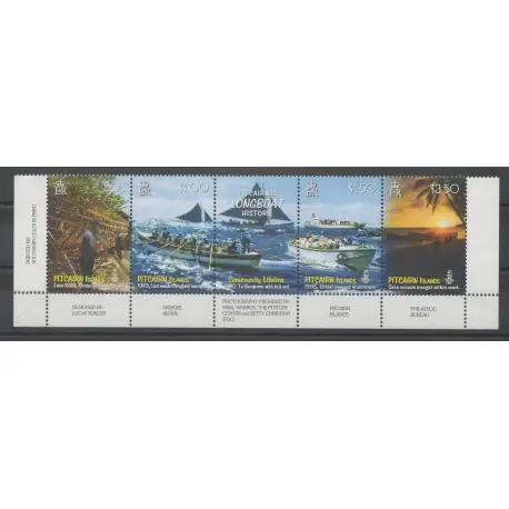 Promotion Pitcairn - 2008 - No 695/698 - Bateaux