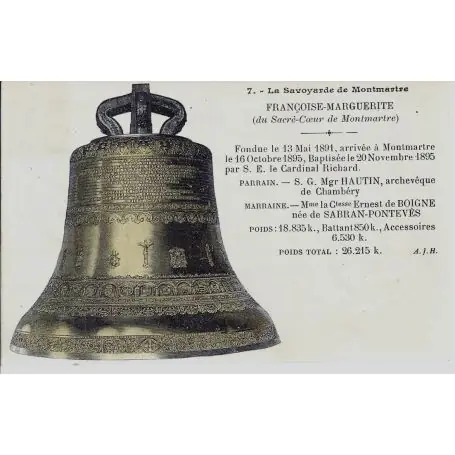 Carte postale 75-La Savoyarde de Montmartre,Francoise-Marguerite Livraison Mondiale