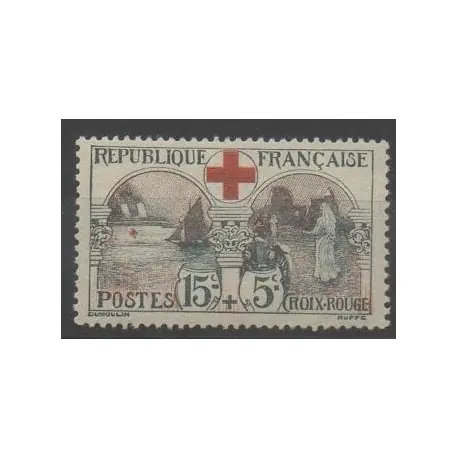 Garantie Incluse France - Poste - 1918 - No 156 - Santé ou Croix-Rouge - neuf avec charnière