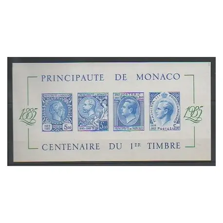 Monaco - Blocs et feuillets - 1985 - No BF 33a Tendance