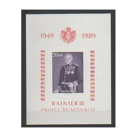 Monaco - Blocs et feuillets - 1989 - No BF 45b Offre Du Jour